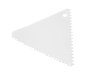 Skrobka cukiernicza trójkątna wąska- grzebień 110x110 mm, zestaw 6 HENDI 554210