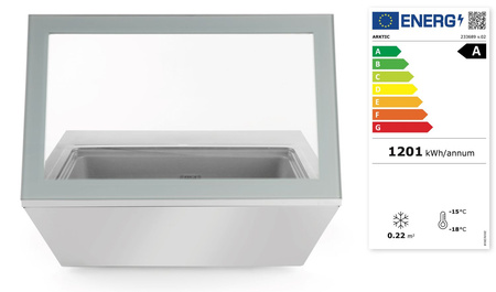 Witryna mroźnicza, nastawna, 77 litrów