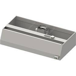 Okap przyścienny trapezowy ECONOMIC z łap. B,went. E3 i ośw. 1800x1000x550 mm (1 segment) STALGAST MEBLE 984130918