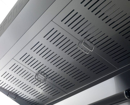 Piec do pizzy elektryczny Cuppone Tiepolo | dwukomorowy | 4+4x36 | TP435/2CM