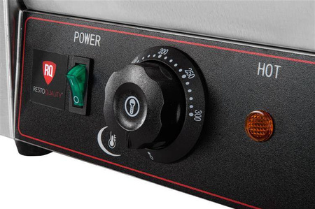 Electric contact grill | panini | fluted top and bottom | 1.8 kW | 305x400x210 | RQHEG-811