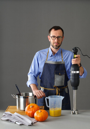 Mikser ręczny 500 ze zmienną prędkością i ramieniem miksującym 500mm, HENDI 221341