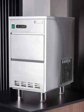 Kostkarka do lodu | 24kg/24h | zasobnik 5kg | czynnik R290 | chłodzona wodą | 330x470x580mm | RESTO QUALITY RQ24W
