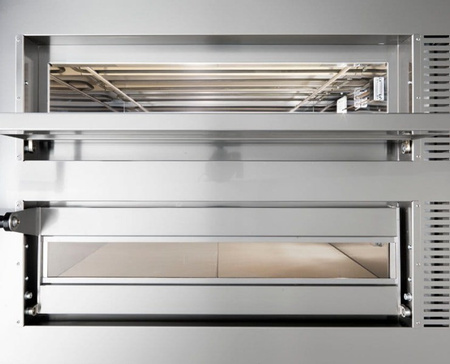 Piec do pizzy elektryczny Cuppone Tiepolo | dwukomorowy | 6+6x36 | TP635/2CM