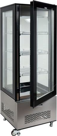 WITRYNA CHŁODNICZA 400L 65x65x190 CZARNA | YG-05068