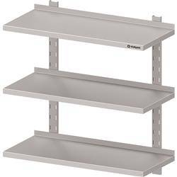 Półka wisząca, przestawna,potrójna 600x400x930 mm STALGAST MEBLE 981794060
