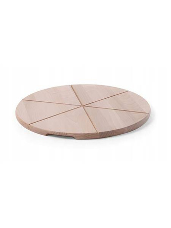 Wooden pizza board - ¶r. 300 mm, divided into 6 HENDI 505540