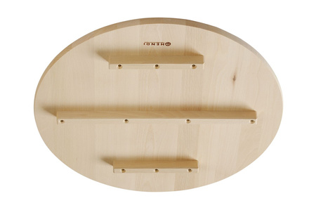 Deska pod pizzę drewniana - śr. 500 mm, dzielona na 6 HENDI 505588