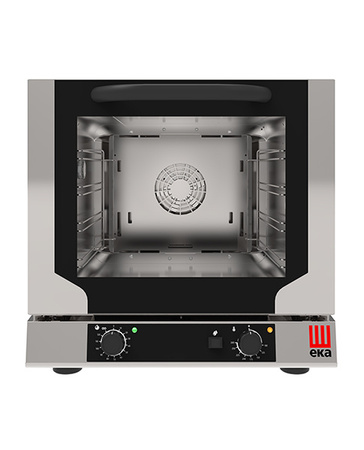 Piec konwekcyjny z nawilżaniem Evolution Next 4x 429x345 mm, elektryczny, sterowany elektromechanicznie, Tecnoeka, 220-240V/3100W, 590x709x(H)589mm  | EKF423NU