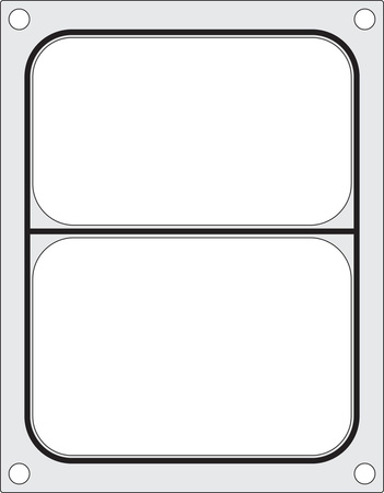 Matryca do zgrzewarki T-REX M-C-S oraz B190/192 STRONG na tackę HENDI 805466