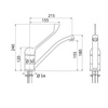 Bateria umywalkowa 651112 STALGAST