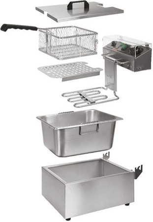 FRYTOWNICA POJEDYNCZA 11L 5kW | YG-04617