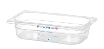 Pojemnik GN HACCP z polipropylenu 1/4 65 - bez pokrywki HENDI 880388