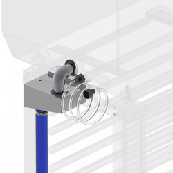 Installation kit, modular to connect 3 devices STALGAST 9120711