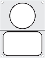 Matryca do zgrzewarki Hendi  na tackę bez podziału 178x113 mm + p HENDI 805657