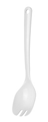 Widelec do sałatek z melaminy, biały (B) - długość 305 mm HENDI 564004