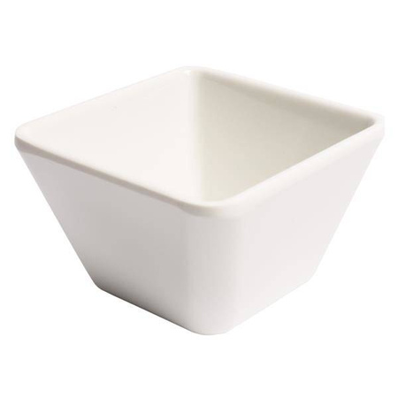 Melamine bowl square h.4.2 cm white TOM-GAST code: V-6004