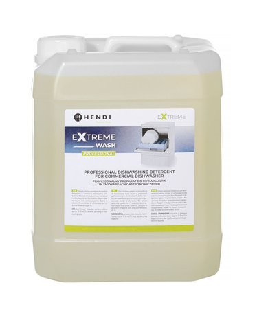 Extreme Wash - Profesjonalny preparat do mycia naczyń w zmywarka HENDI 975053
