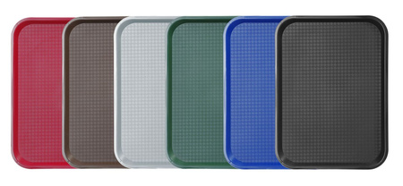 Taca z polipropylenu - FAST FOOD 305x415 mm szara | HENDI 878903