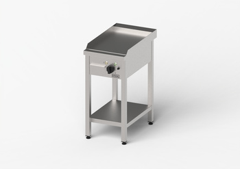 Płyta grillowa elektryczna, gładka, Gredil, 400x700x850 mm, P 4.0 kW, U 400 V STALGAST 977301