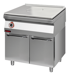 Płyta grzewcza gazowa chromowany 800 mm na podstawie szafkowej zamkniętej 700.KG/I-800.S.D Kromet