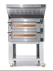 Piec do pizzy elektryczny Cuppone Donatello | dwukomorowy | panel cyfrowy | 4+4x36 | DN435/2 CD