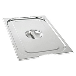 Pokrywka stalowa z wycięciem na uchwyty do pojemników, Comfort, GN 1/6 STALGAST 136007