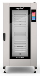 Piec konwekcyjno-parowy elektryczny | z wózkiem | piekarniczo-cukierniczy | automatyczny system myjący | 16x600x400 |  34,7 kW | 400 V | Mychef iBake MAX 16E TSC | System TSC - najwyższa stabilność temperatury