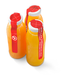 Plomba zabezpieczająca otwór na słomkę, 25x203 mm - zestaw 2 role HENDI 850220