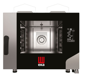 Piec konwekcyjno - parowy Millennial Black Mask BAKERY 4 x 600 x 400 gazowy, z bezpośrednim natryskiem, sterowany elektronicznie HENDI MKF464GBM