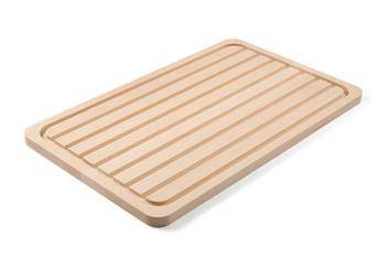 Double-sided wooden bread board + traditional - 530x325x18 m HENDI 505403