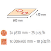 Multifunctional pass-through oven, electric T64E 1 chamber