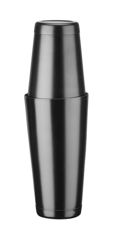 Zestaw barmański w tubie, BarUp, czarny, ⌀120x(H)320mm, Okrągły 596609