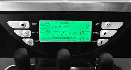 Maszyna do lodów włoskich RQBJP289S  |  pompa napowietrzająca | 2x6 l