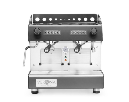 Ekspres do kawy JULIA Compact, 2-grupowy, automatyczny, czarny HENDI 207499