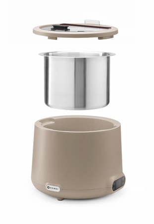 Kociołek do zupy HENDI UNIQ, HENDI, 8L, Taupe, 220-240V/500W, ⌀365x(H)325mm 860557