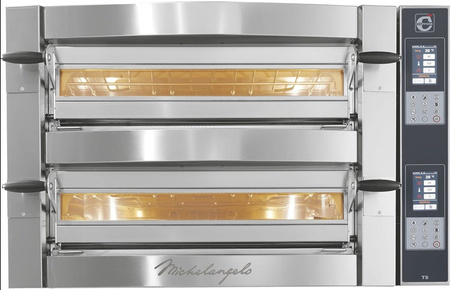 Piec do pizzy elektryczny Cuppone Michelangelo | dwukomorowy | panel dotykowy | 6+6x36 | ML635L/2 TS