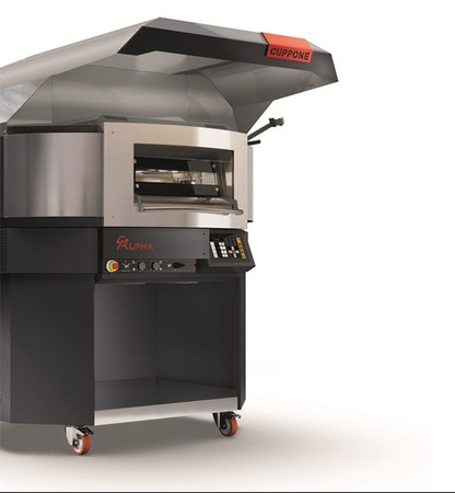 Piec do pizzy elektryczny obrotowy Cuppone Alpha | rotacyjny | jednokomorowy | 14x30 |  AO140/1TS