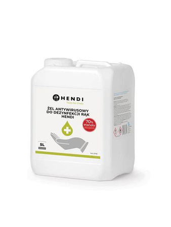 Żel antywirusowy do dezynfekcji rąk 5L HENDI 237182