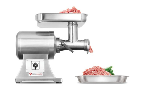 Maszynka do mielenia mięsa | wilk do mięsa | rewers | 100 kg/h | 0,45 kW | 230 V | 195x435x390 mm | RQMGA8