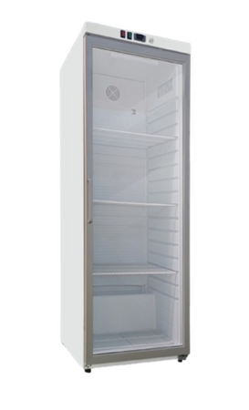 DRR 400G Szafa chłodnicza - 350 l, lakierowana, przeszklone drzwi