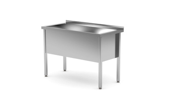 Stół z basenem jednokomorowym - wysokość komory h = 400 mm, o HENDI 813430