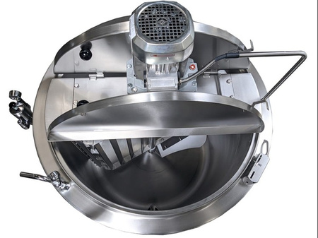 Kocioł warzelny gazowy z grzaniem pośrednim | opcja mieszadła | ekran dotykowy | 48 kW | 300 l | 1320x1330x940 mm | RQK-305GR