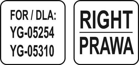 PROWADNICA PRAWA DO PÓŁKI 408*630 | YG-05414