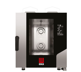 Piec konwekcyjno - parowy Millennial Black Mask GASTRO 7 x GN  1/1 gazowy z bezpośrednim natryskiem,  sterowany elektronicznie HENDI MKF711GBM