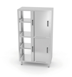 Szafa przelotowa z drzwiami suwanymi - skręcana, o wym. 1000x600x HENDI 811108