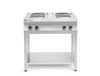 Kuchnia elektryczna 4-płytowa Kitchen Line na podstawie otwartej HENDI 226223