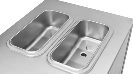 Maszyna do lodów włoskich RQBJP289S  |  pompa napowietrzająca | 2x6 l