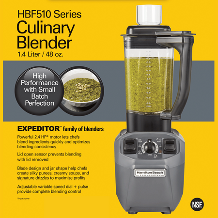 Blender kuchenny HBF510-CE Expeditor™ z dzbankiem z copoliestru 1.4l , Hamilton Beach Commercial