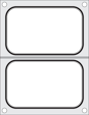 Matryca do zgrzewarki CAS CDS-01 na dwie tacki 178x113 mm HENDI 805350